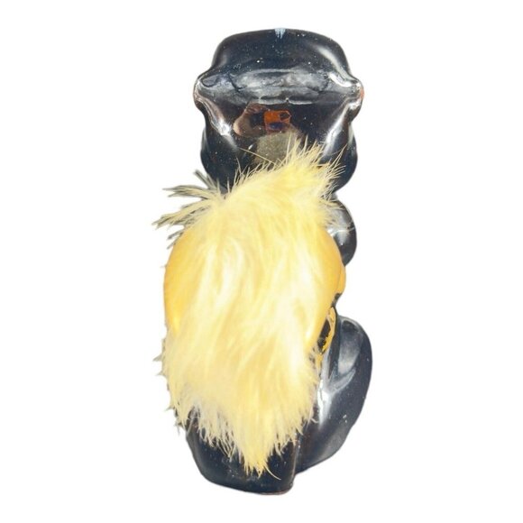 Vintage Red Ware Pottery Skunk Squirrel Figurine Hand Painted Japanese Figure - Picture 10 of 16